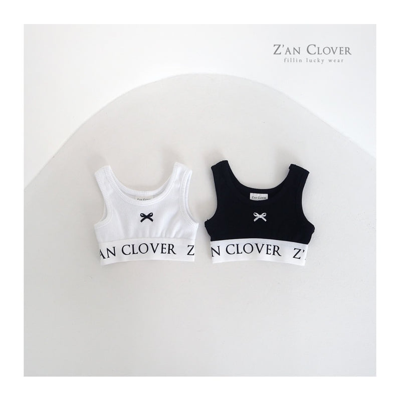 Zan Clover - Korean Children Fashion - #kidsstore - Banding Ribbon Crop Top