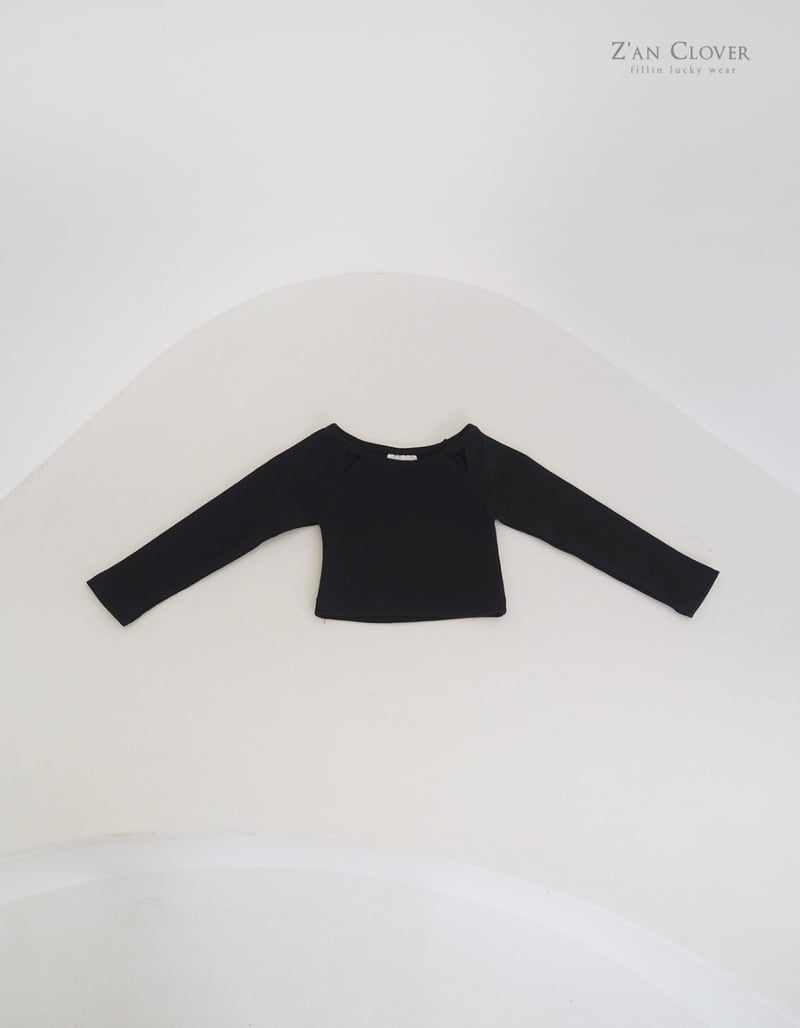 Zan Clover - Korean Children Fashion - #kidsshorts - Triangle Slit Short Tee - 4