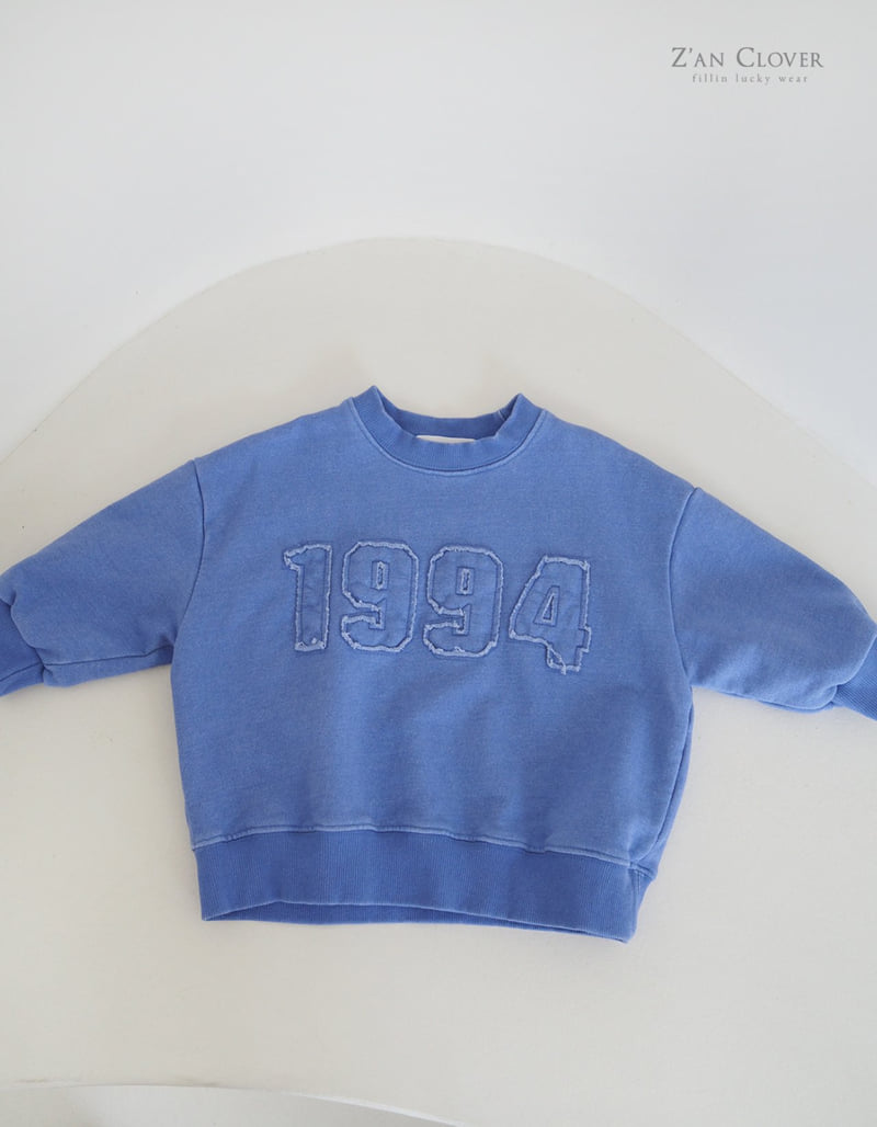 Zan Clover - Korean Children Fashion - #kidsstore - Patch 1994 Sweatshirts - 5