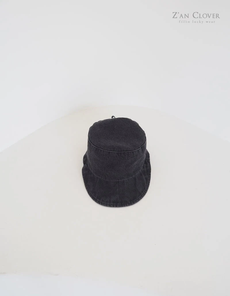 Zan Clover - Korean Children Fashion - #kidsstore - Denim Triangle Bucket Hat - 10