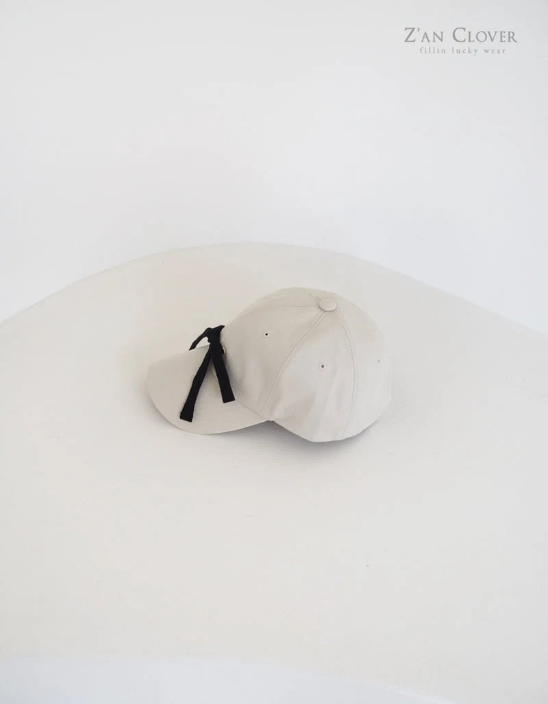 Zan Clover - Korean Children Fashion - #kidsstore - Vintage Ribbon Ball Cap - 4
