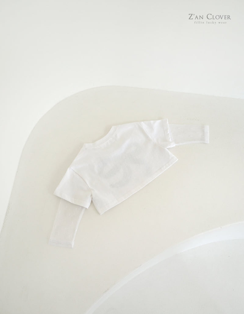 Zan Clover - Korean Children Fashion - #littlefashionista - Mesh Ribbon Short Tee - 7