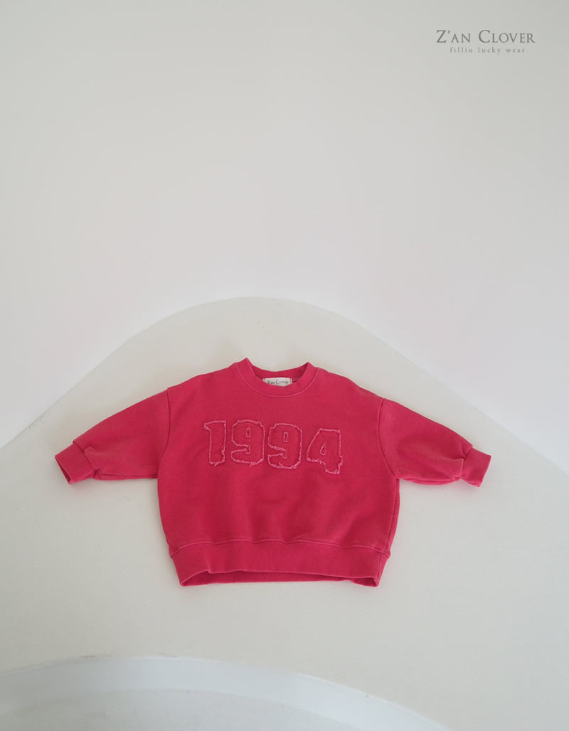 Zan Clover - Korean Children Fashion - #littlefashionista - Patch 1994 Sweatshirts - 8