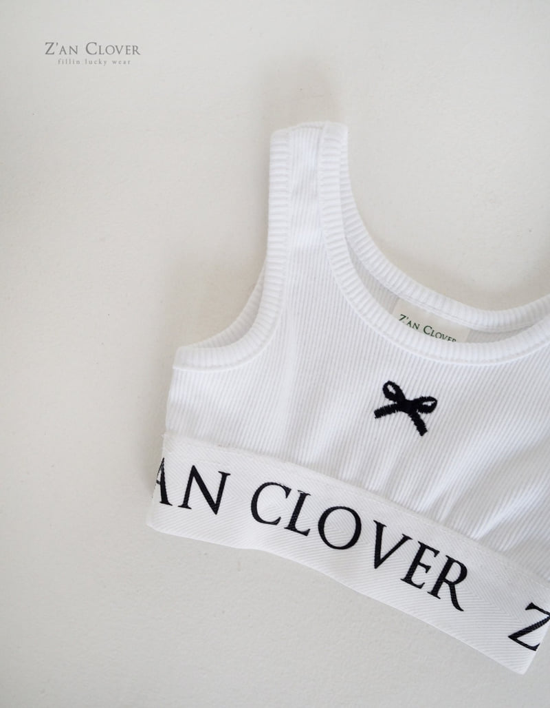 Zan Clover - Korean Children Fashion - #magicofchildhood - Banding Ribbon Crop Top - 5
