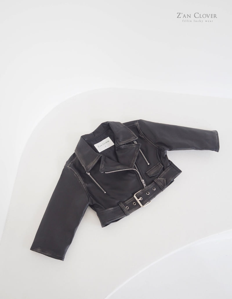 Zan Clover - Korean Children Fashion - #littlefashionista - Vintage Rider Jacket - 4