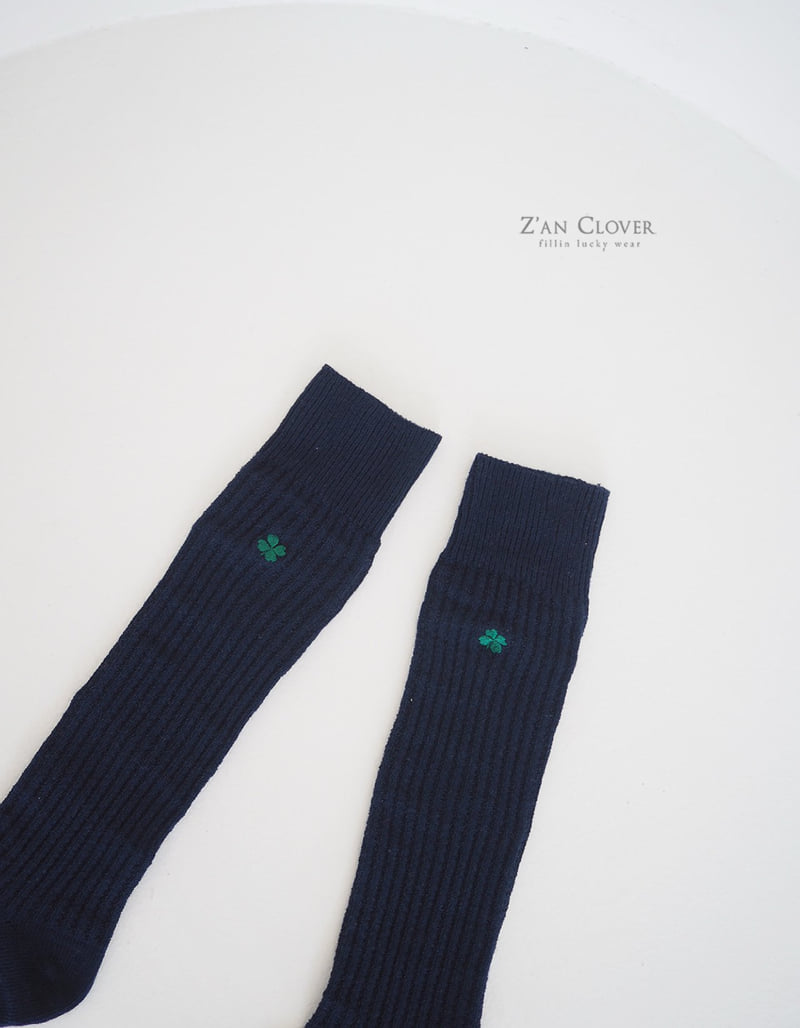 Zan Clover - Korean Children Fashion - #magicofchildhood - Clover Over Knee Socks - 11