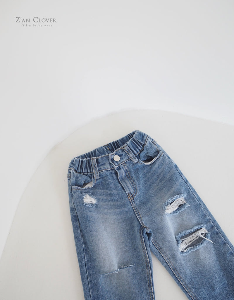 Zan Clover - Korean Children Fashion - #littlefashionista - Straight Pants - 4