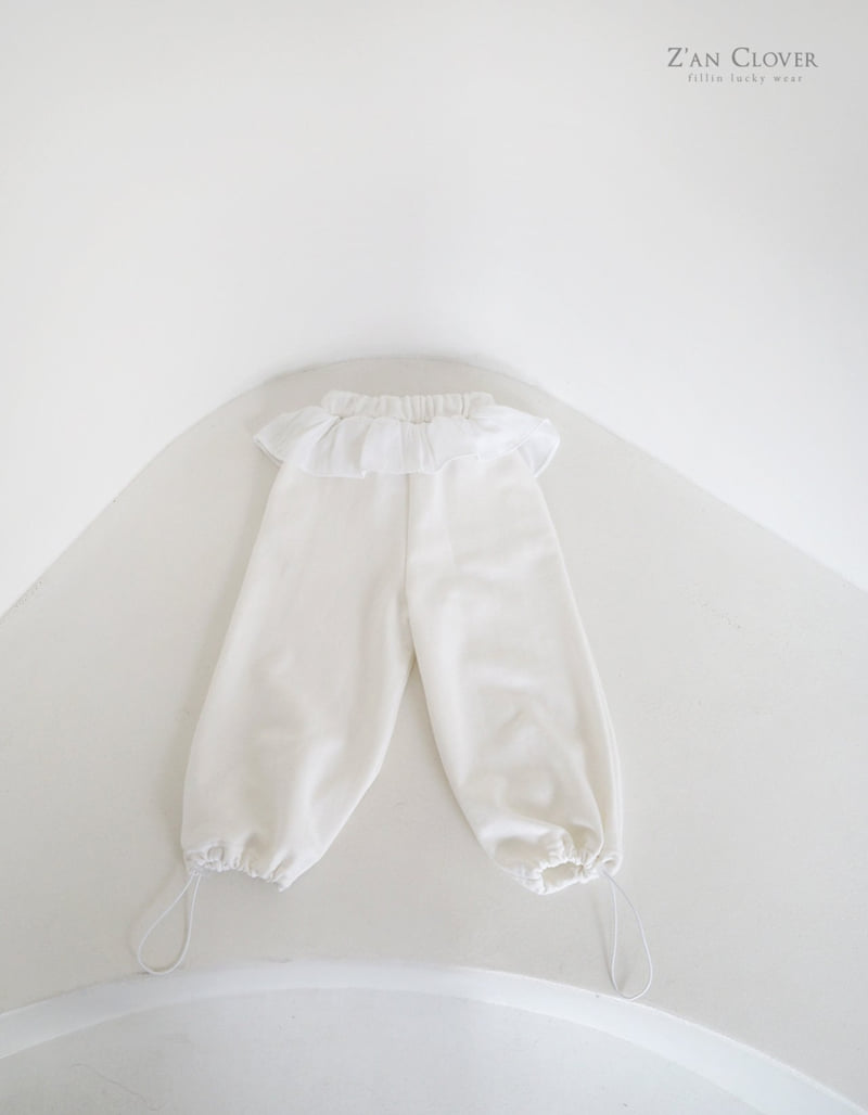 Zan Clover - Korean Children Fashion - #magicofchildhood - I Love Frill Training Pants - 8