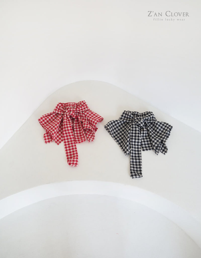 Zan Clover - Korean Children Fashion - #minifashionista - Check Layered Skirt - 3
