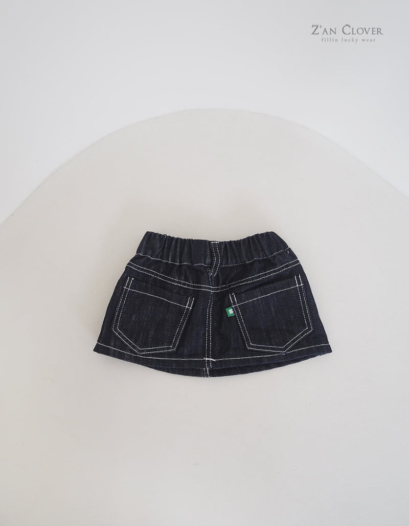 Zan Clover - Korean Children Fashion - #prettylittlegirls - Simple Mini Skirt - 5