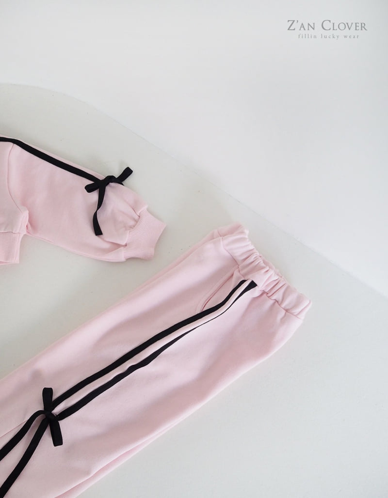 Zan Clover - Korean Children Fashion - #prettylittlegirls - Off Shoulder Training Set-up - 6