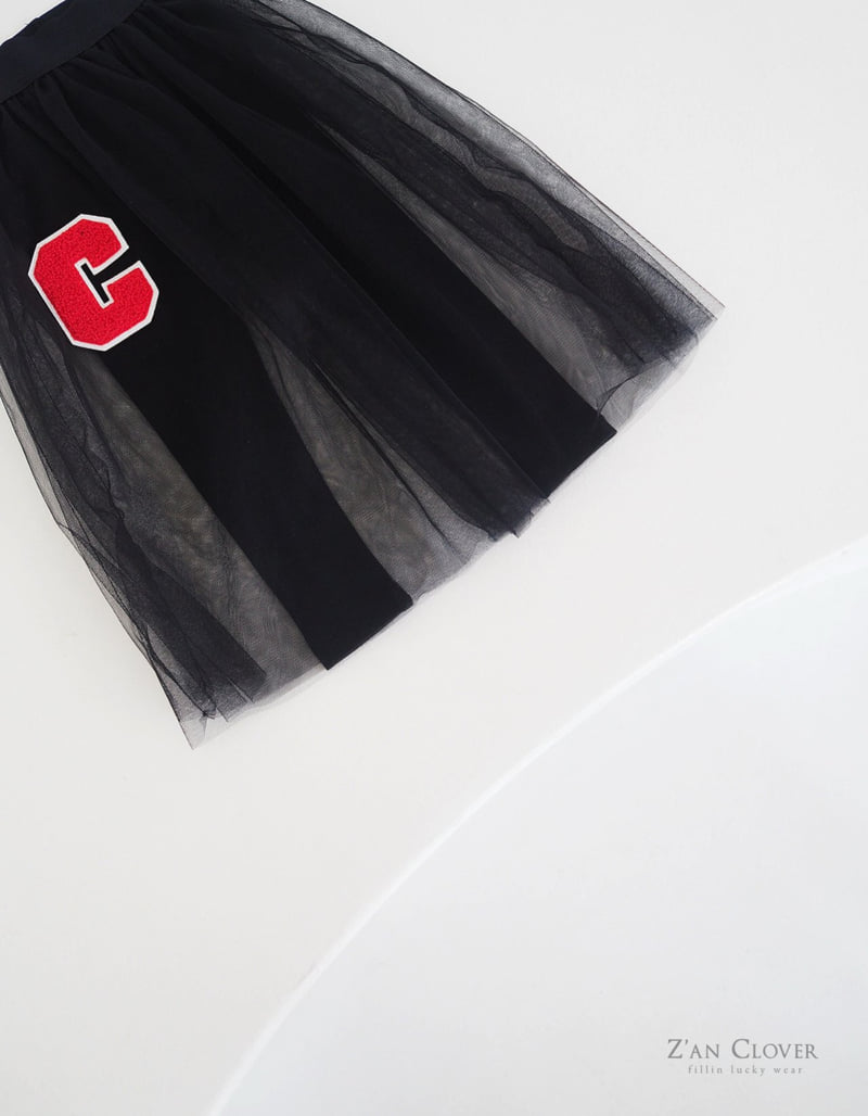 Zan Clover - Korean Children Fashion - #stylishchildhood - Patch Sharon Skirt - 5