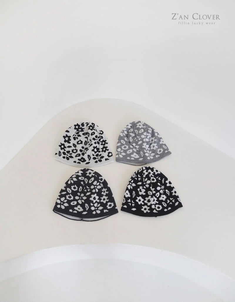 Zan Clover - Korean Children Fashion - #stylishchildhood - Flower Beanie - 2