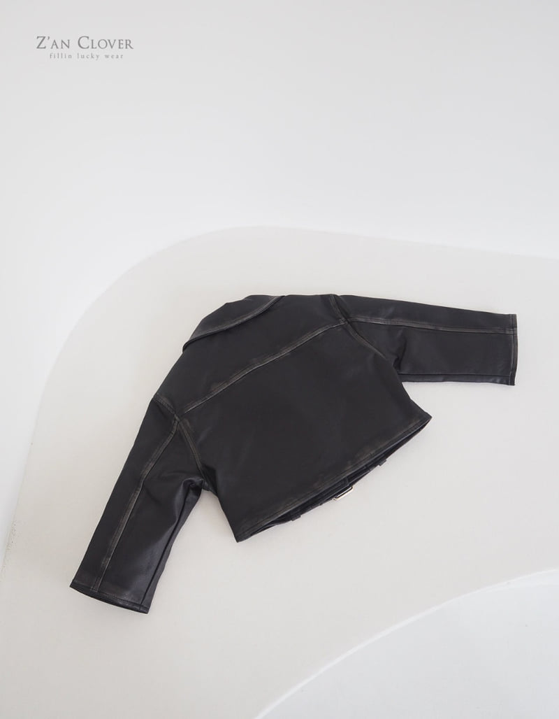 Zan Clover - Korean Children Fashion - #todddlerfashion - Vintage Rider Jacket - 7