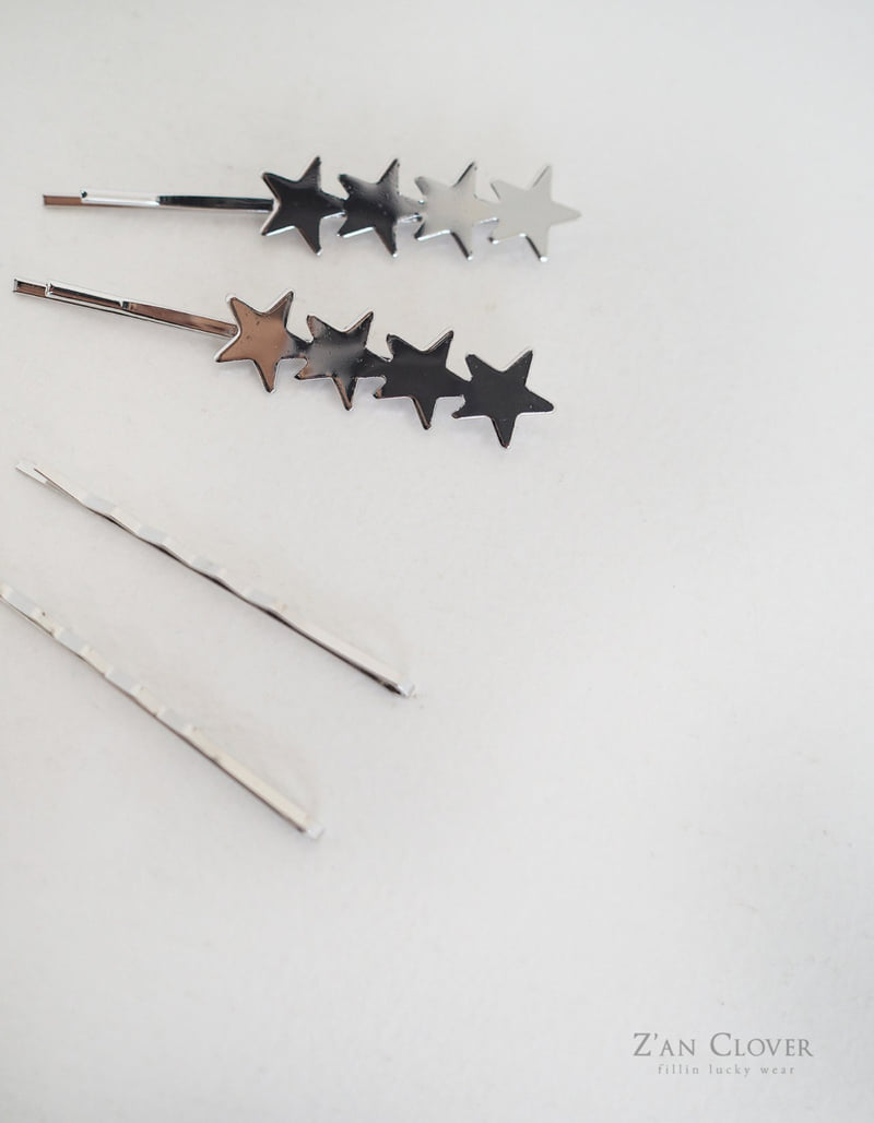 Zan Clover - Korean Children Fashion - #todddlerfashion - Star Pin Set - 5
