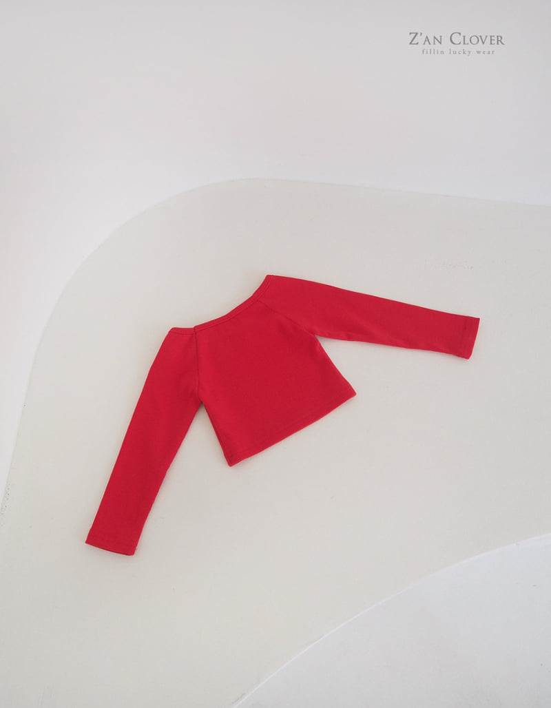 Zan Clover - Korean Children Fashion - #todddlerfashion - Triangle Slit Short Tee - 11
