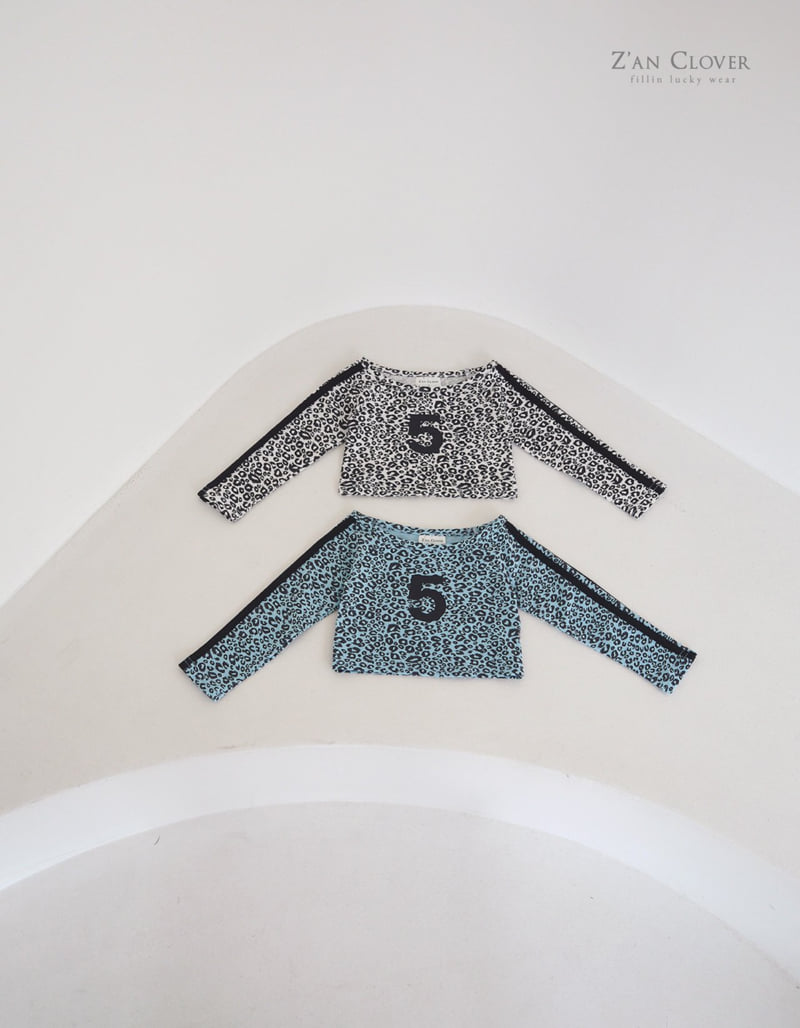 Zan Clover - Korean Children Fashion - #todddlerfashion - Tape Leopard Tee - 3