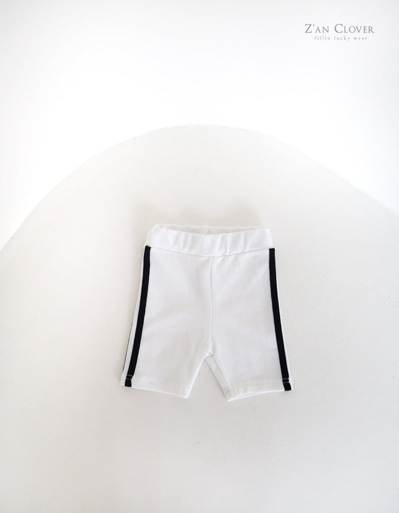 Zan Clover - Korean Children Fashion - #toddlerclothing - Cotton Denim Biker Shorts - 5