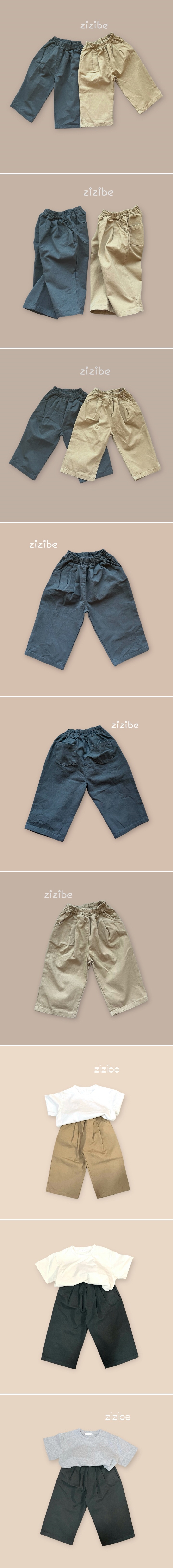 Zizibe - Korean Children Fashion - #fashionkids - Two-tuck Plain Pants