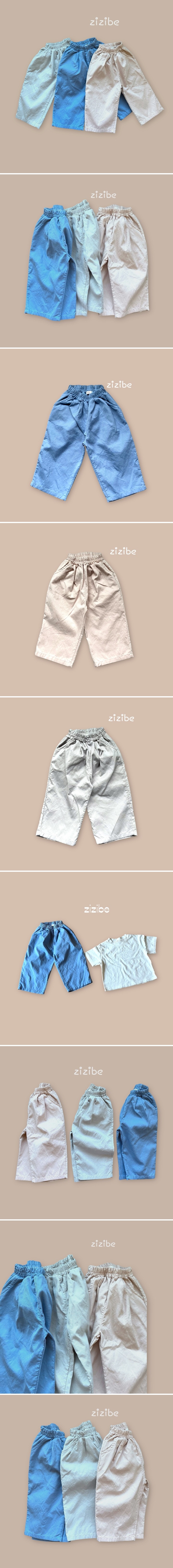 Zizibe - Korean Children Fashion - #kidsshorts - Two-tuck Three Woven Pants