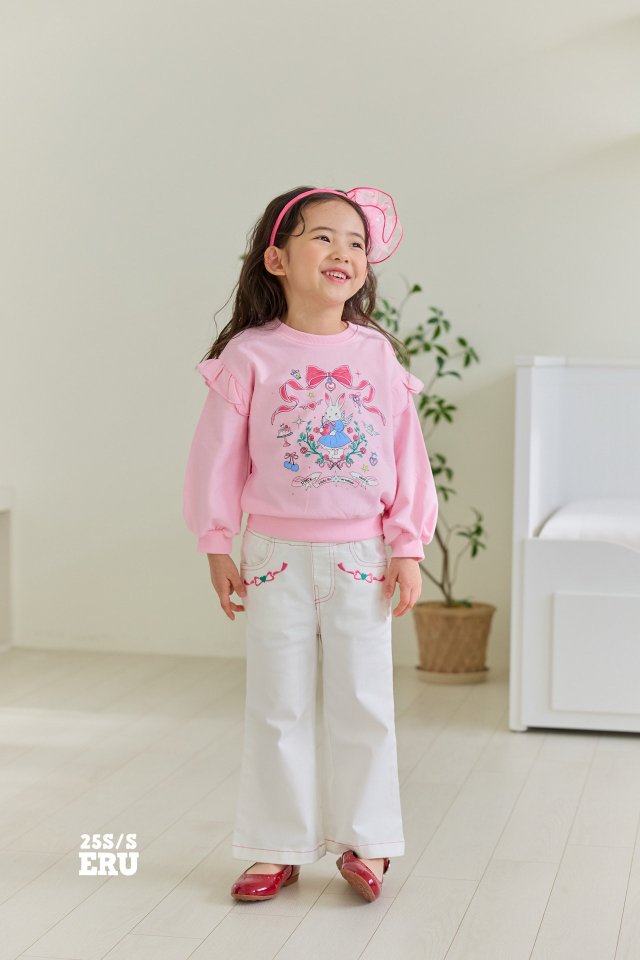 e.ru - Korean Children Fashion - #childofig - Ribbon Rabbit Tee - 2