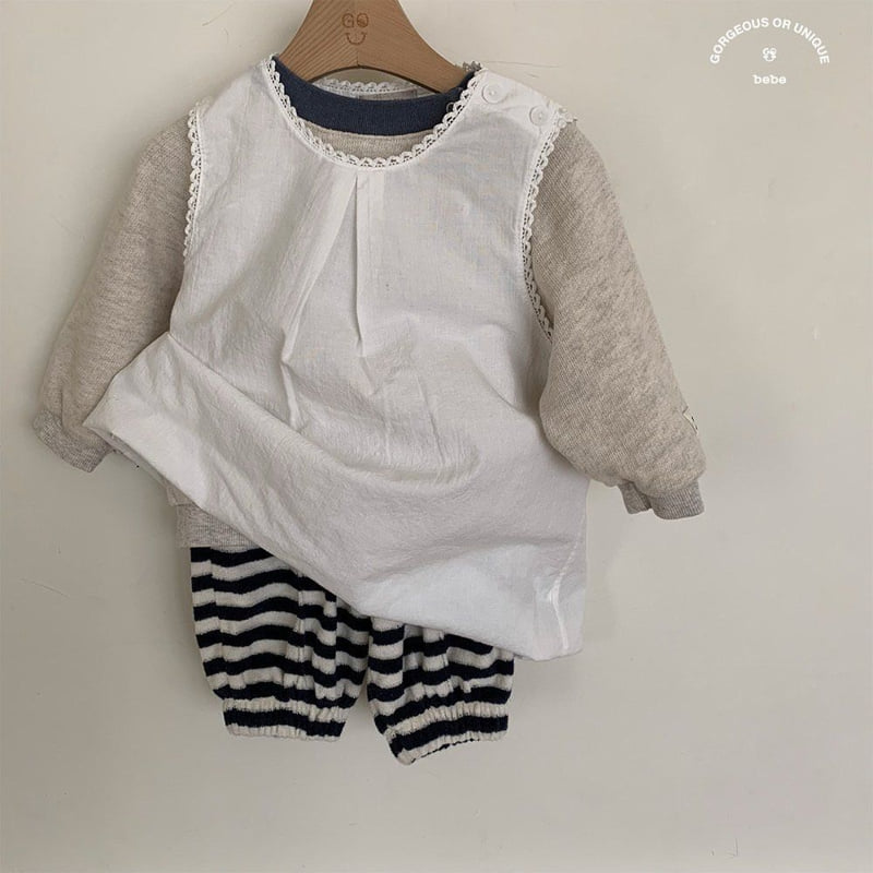 go;u - Korean Baby Fashion - #babyboutique - Bebe Snap One-piece - 5