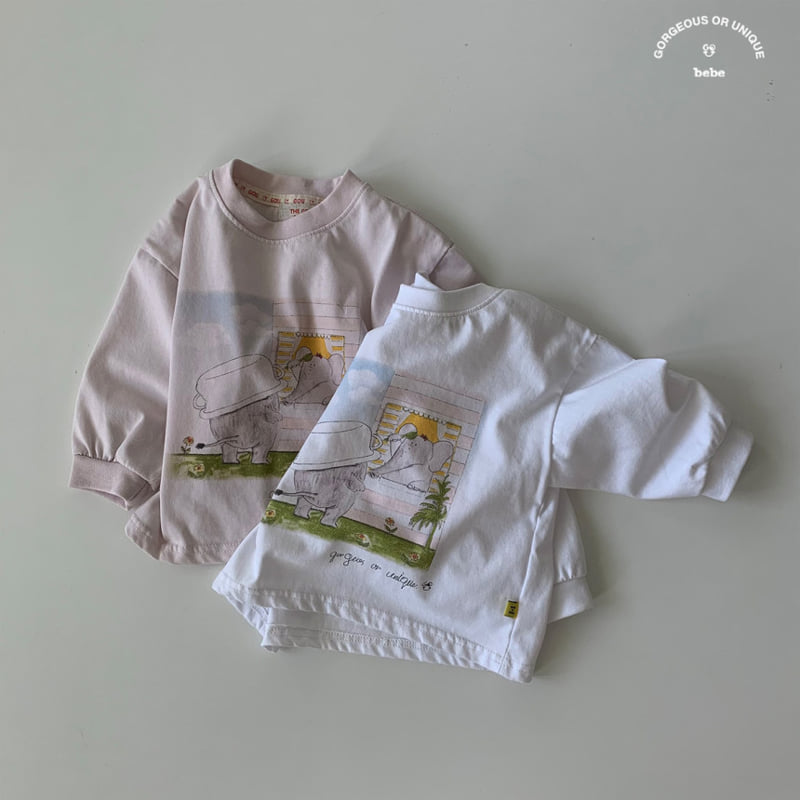 go;u - Korean Baby Fashion - #babyboutique - Bebe Together Tee