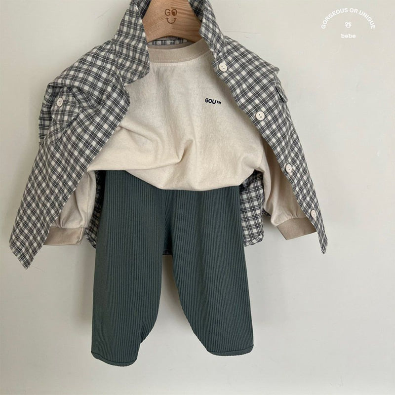 go;u - Korean Baby Fashion - #babyboutique - Bebe Hush Shirt - 8