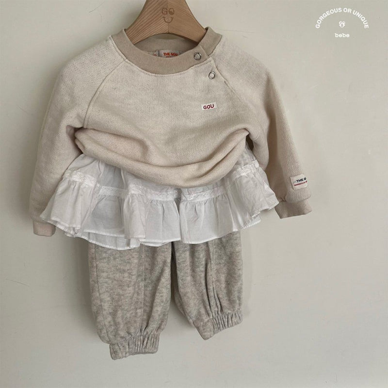 go;u - Korean Baby Fashion - #babyboutiqueclothing - Bebe Neat Sweatshirts - 10