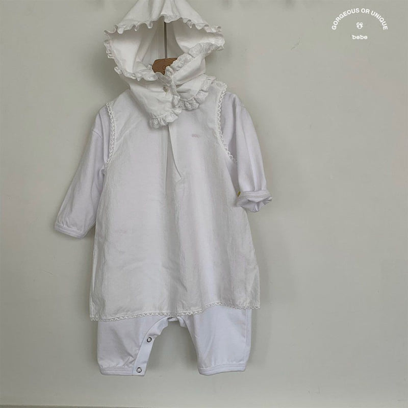 go;u - Korean Baby Fashion - #babyclothing - Bebe Snap One-piece - 7
