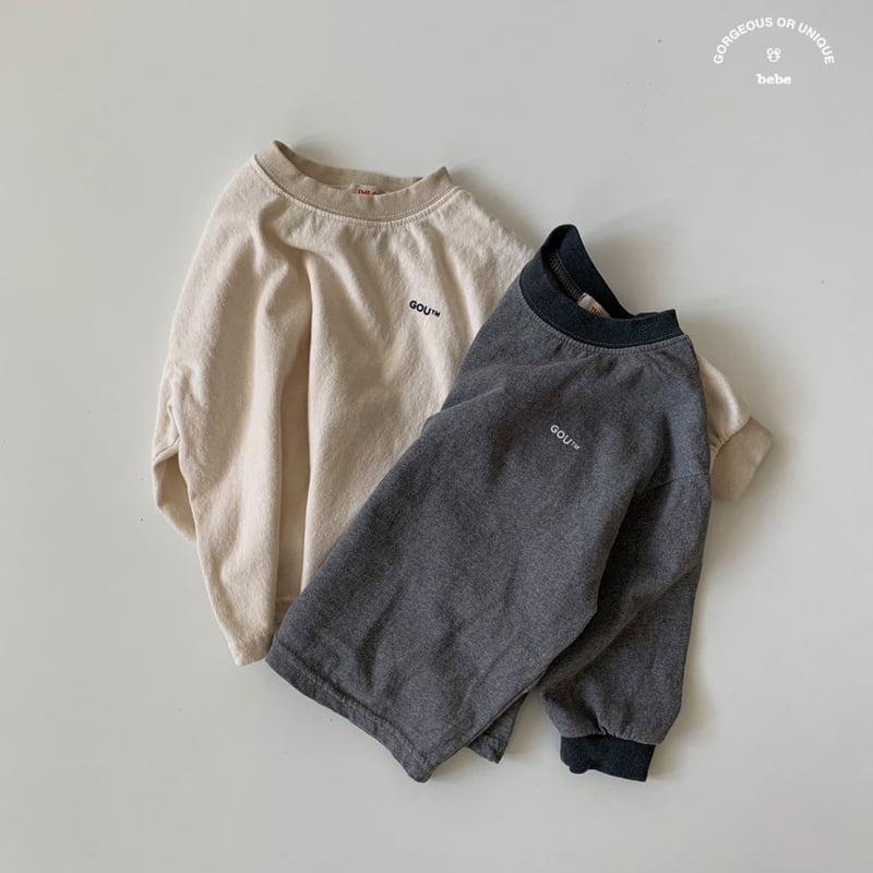 go;u - Korean Baby Fashion - #babyclothing - Bebe Simple Tee