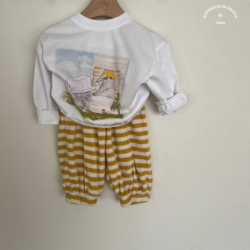 go;u - Korean Baby Fashion - #babyfashion - Bebe Together Tee - 5