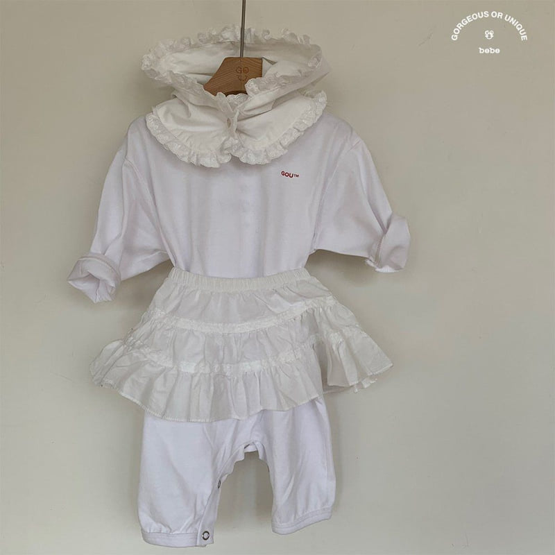 go;u - Korean Baby Fashion - #babyfashion - Bebe Uniform Suit - 10