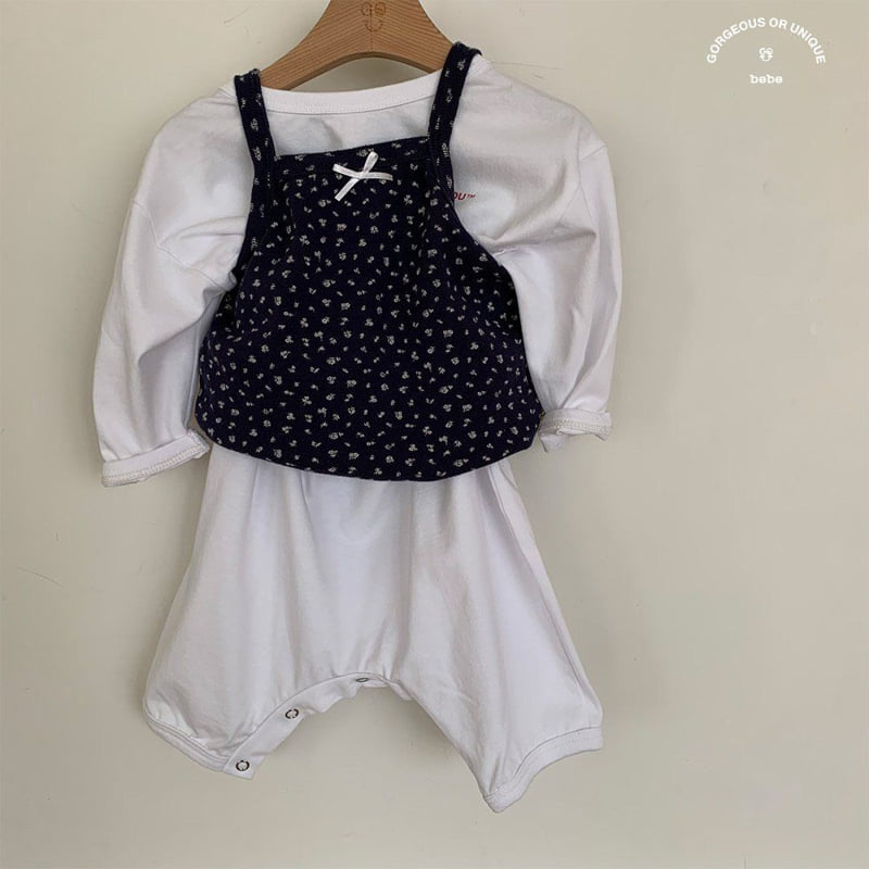 go;u - Korean Baby Fashion - #babyfashion - Bebe Small Flower Tank Top - 7