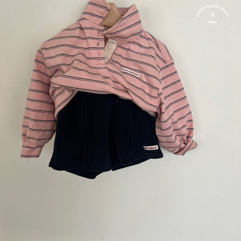 go;u - Korean Baby Fashion - #babyfashion - Bebe Spring Collar Tee - 5