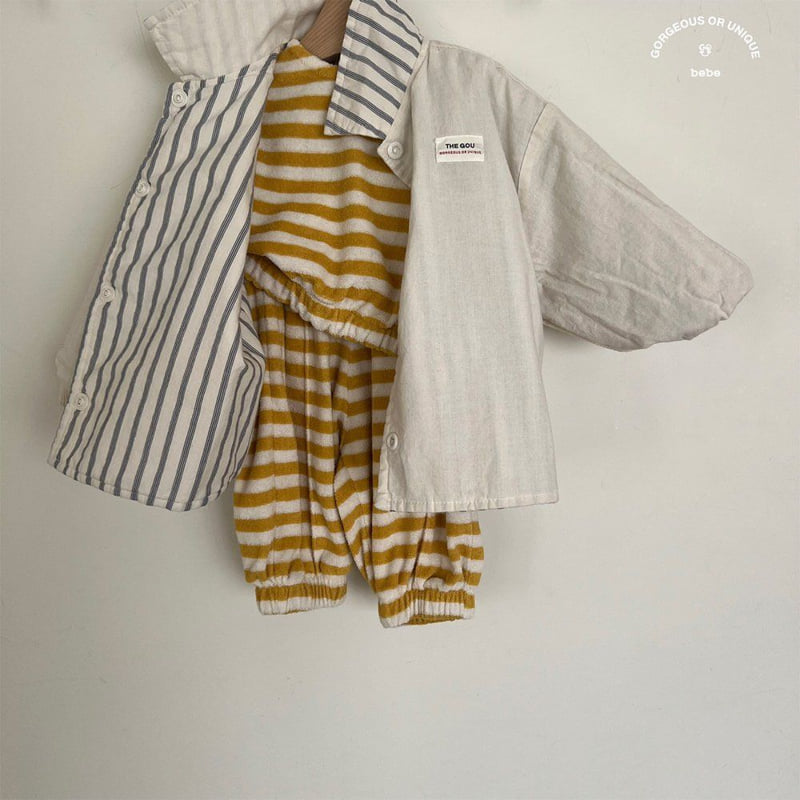 go;u - Korean Baby Fashion - #babyfever - Bebe Sleeveless Set - 10