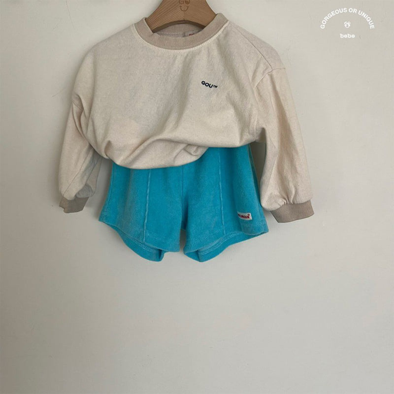 go;u - Korean Baby Fashion - #babyfever - Bebe Simple Tee - 4