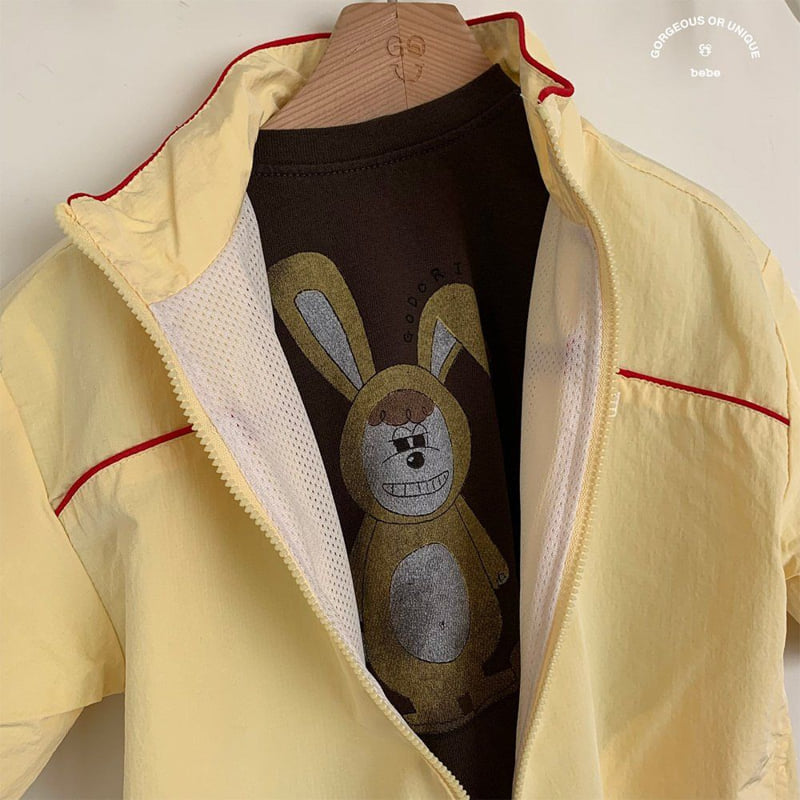 go;u - Korean Baby Fashion - #babylifestyle - Bebe Go Rabbit Tee - 9