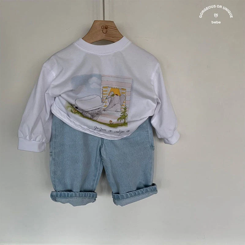 go;u - Korean Baby Fashion - #babylifestyle - Bebe Together Tee - 8