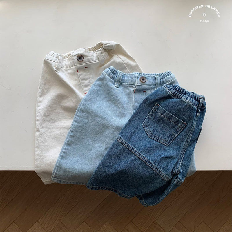 go;u - Korean Baby Fashion - #babyoninstagram - Bebe Three Pants - 2