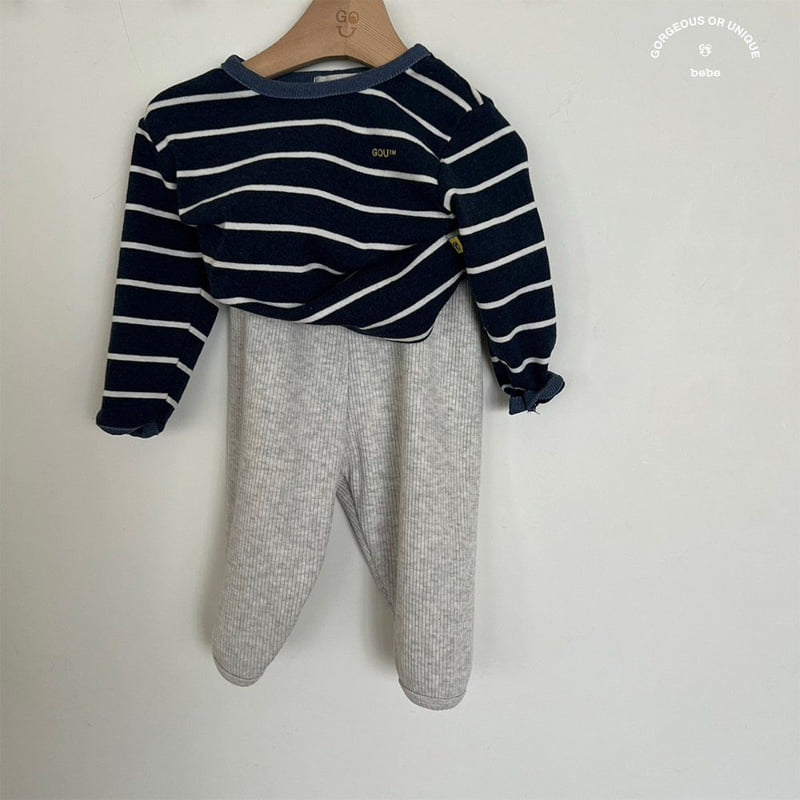 go;u - Korean Baby Fashion - #babyoninstagram - Bebe Pepero Pants - 8