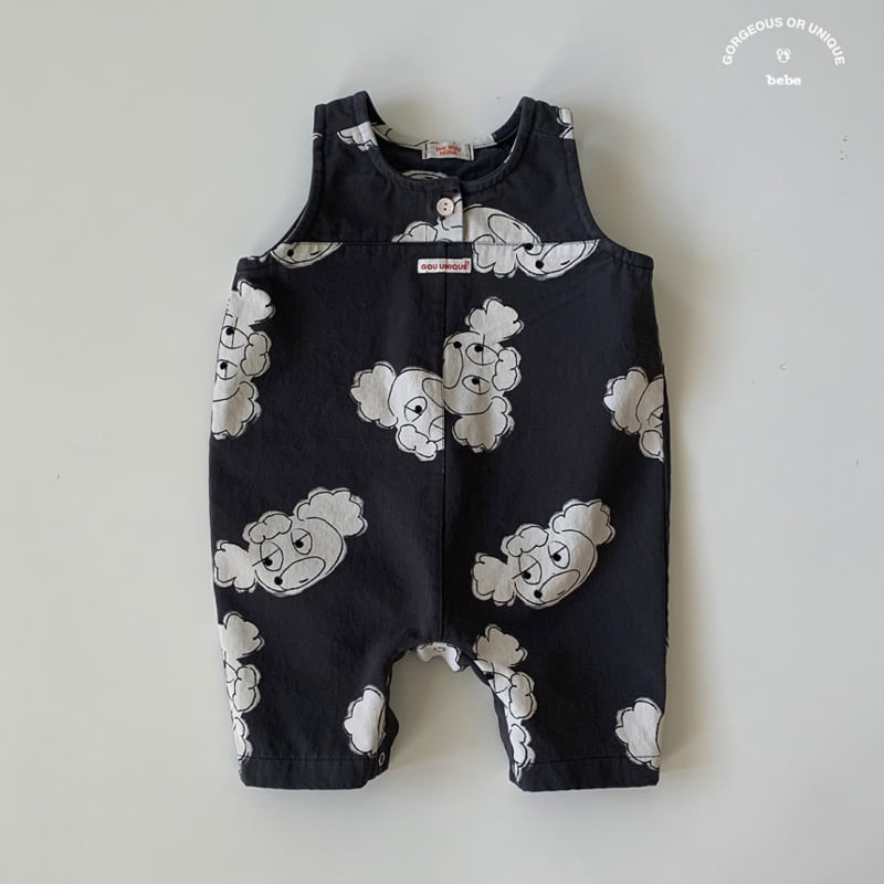 go;u - Korean Baby Fashion - #babyootd - Bebe Kingdori Overalls