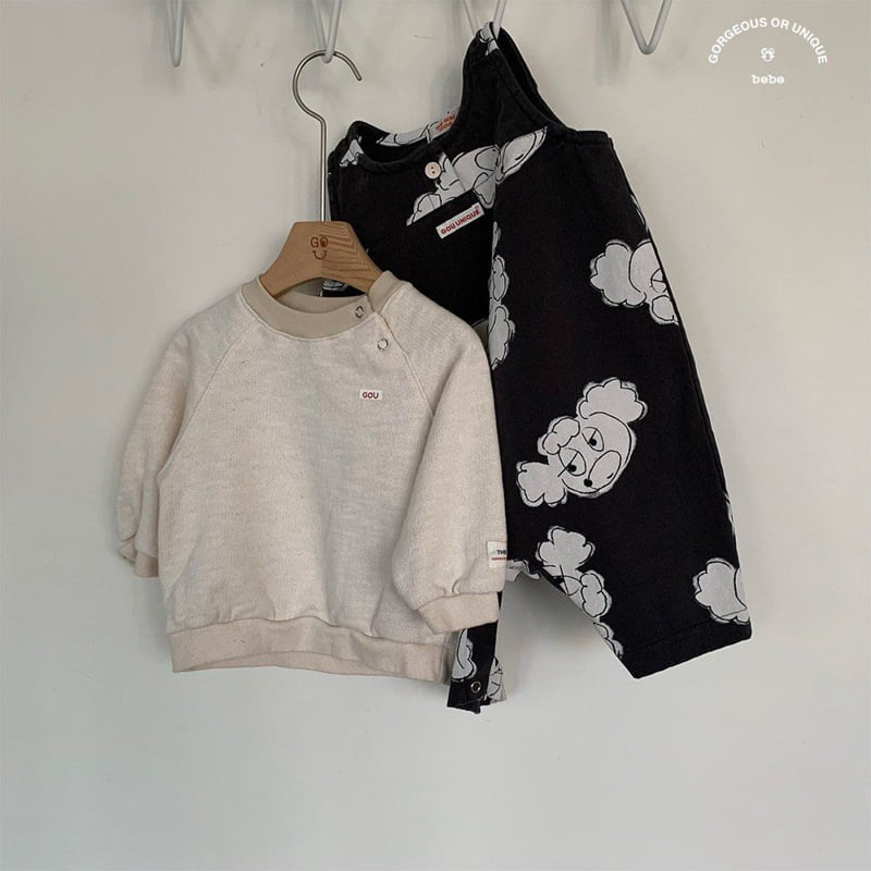 go;u - Korean Baby Fashion - #babyoutfit - Bebe Kingdori Overalls - 3