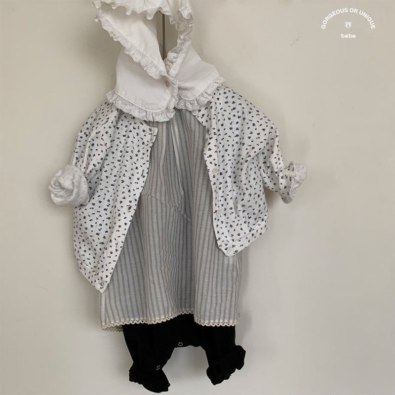 go;u - Korean Baby Fashion - #babyoutfit - Bebe Spring Flower Cardigan - 6