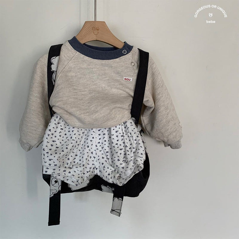 go;u - Korean Baby Fashion - #babyoutfit - Bebe Cherry Blossom Shorts - 6