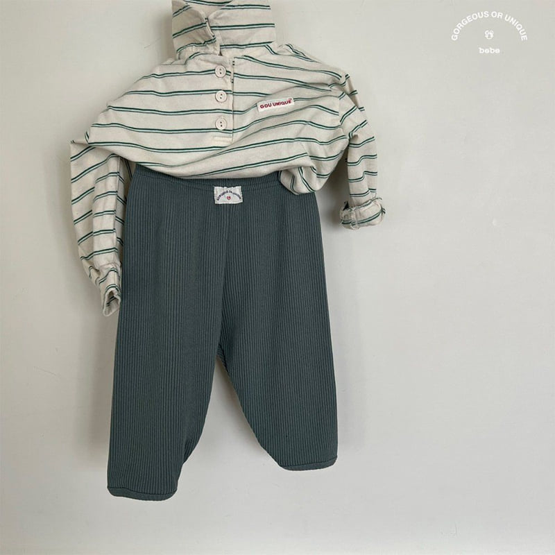 go;u - Korean Baby Fashion - #babyoutfit - Bebe Spring Collar Tee - 11