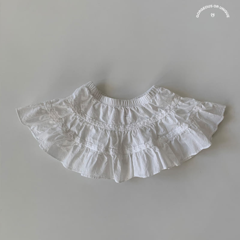 go;u - Korean Baby Fashion - #babyoutfit - Bebe 3-layer Skirt