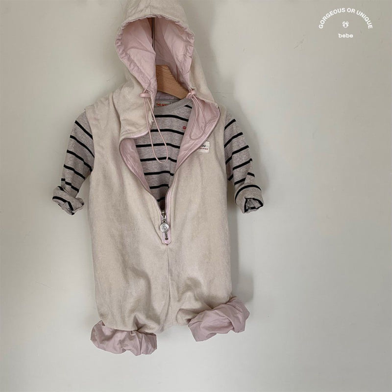 go;u - Korean Baby Fashion - #babywear - Bebe Yoraejorae Suit - 5