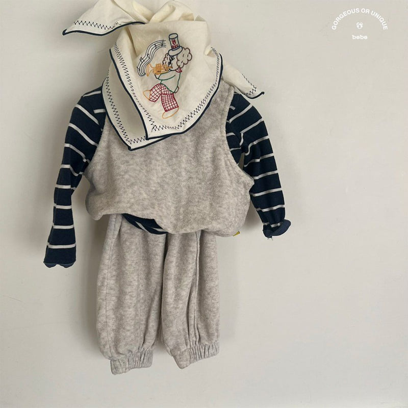 go;u - Korean Baby Fashion - #babywear - Bebe Sleeveless Set - 2