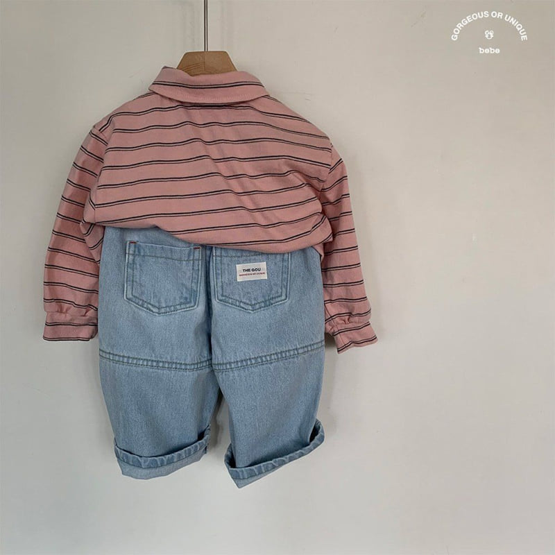go;u - Korean Baby Fashion - #onlinebabyboutique - Bebe Three Pants - 7